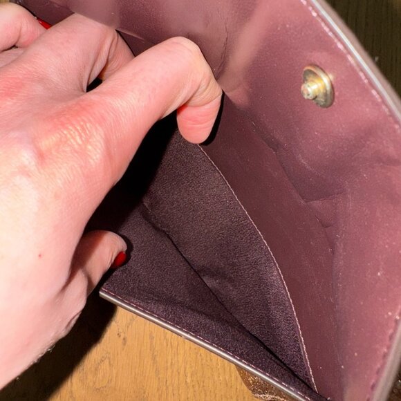 Coach Rose Gold Glitter Metallic Clutch F37563 - EUC - Picture 5 of 8